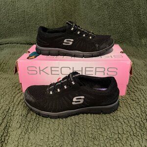 SKECHERS Flex In-Motion Womens Black Size 7.5